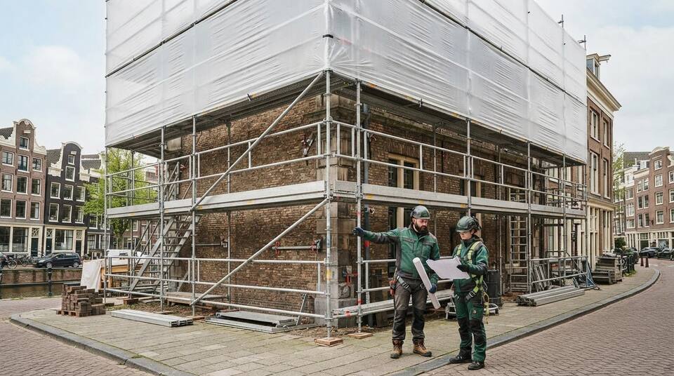 Krimpfolie steiger laten aanbrengen: zo bereid je het project goed voor