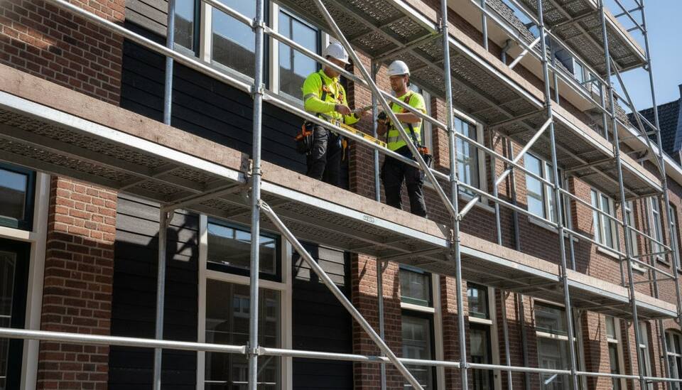 Steiger gevelbekleding: alles wat je moet weten over veilig werken op hoogte